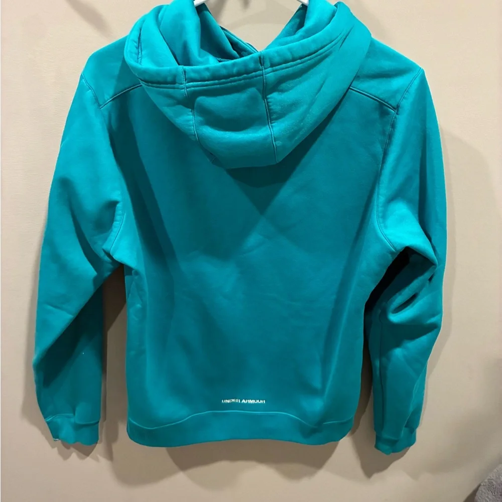 Under Armour Aqua Blue Hoodie women’s - Picture 2 of 3